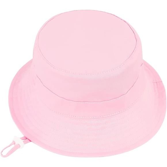 Sun Hat UPF 50+ Sun Protective Toddler Bucket Hat Pink - Picture 2 of 7